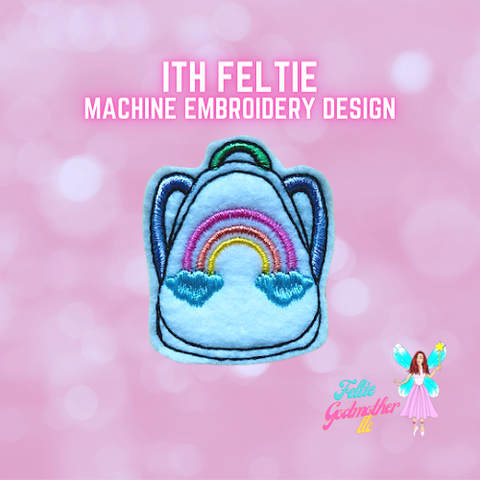 Rainbow Backpack Feltie Design