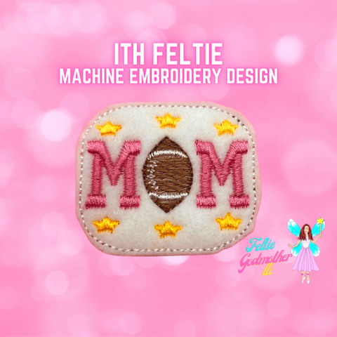 Football Mom Feltie Design