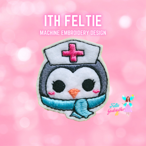 Holiday Nurse 5 Feltie ITH Design Bundle