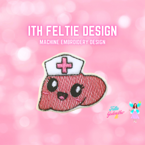 Liver Nurse Feltie Design