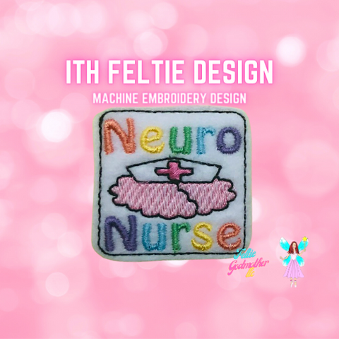 Neuro Nurse Feltie Design