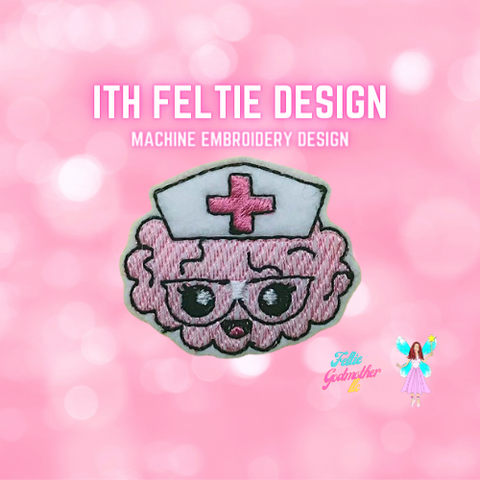 Brain Nurse Feltie Design