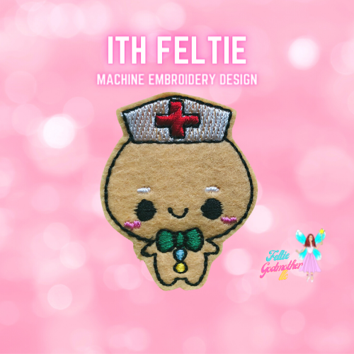Holiday Nurse 5 Feltie ITH Design Bundle