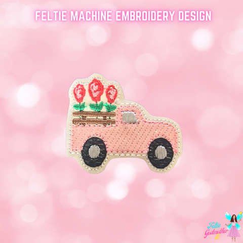 Valentine Truck Feltie Design