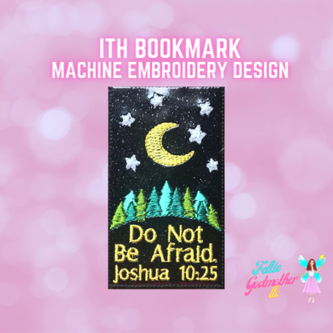 Do Not Be Afraid ITH Bookmark Design