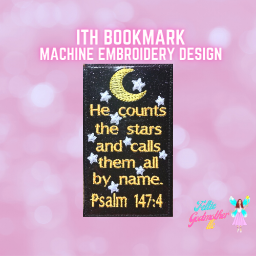 Bible Verse ITH Bookmark Design Bundle