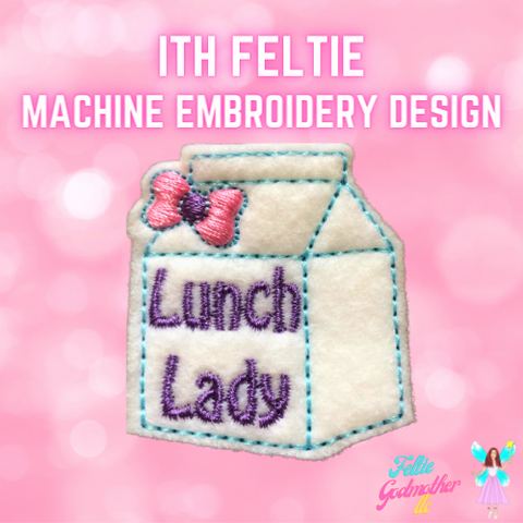 Lunch Lady Feltie Design