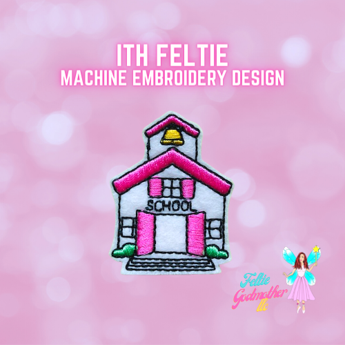 Schoolhouse Feltie Design