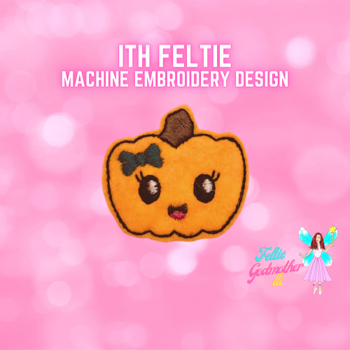 Pumpkin Cutie Feltie Design