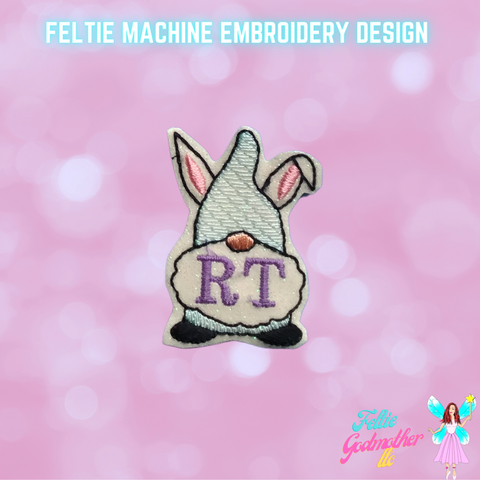 RT Radiologist Technician/Respiratory Therapist Easter Gnome Feltie Design
