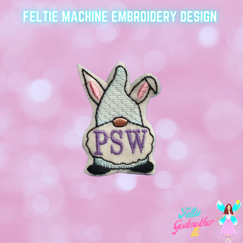 PSW Personal Service Worker Gnome Feltie Design