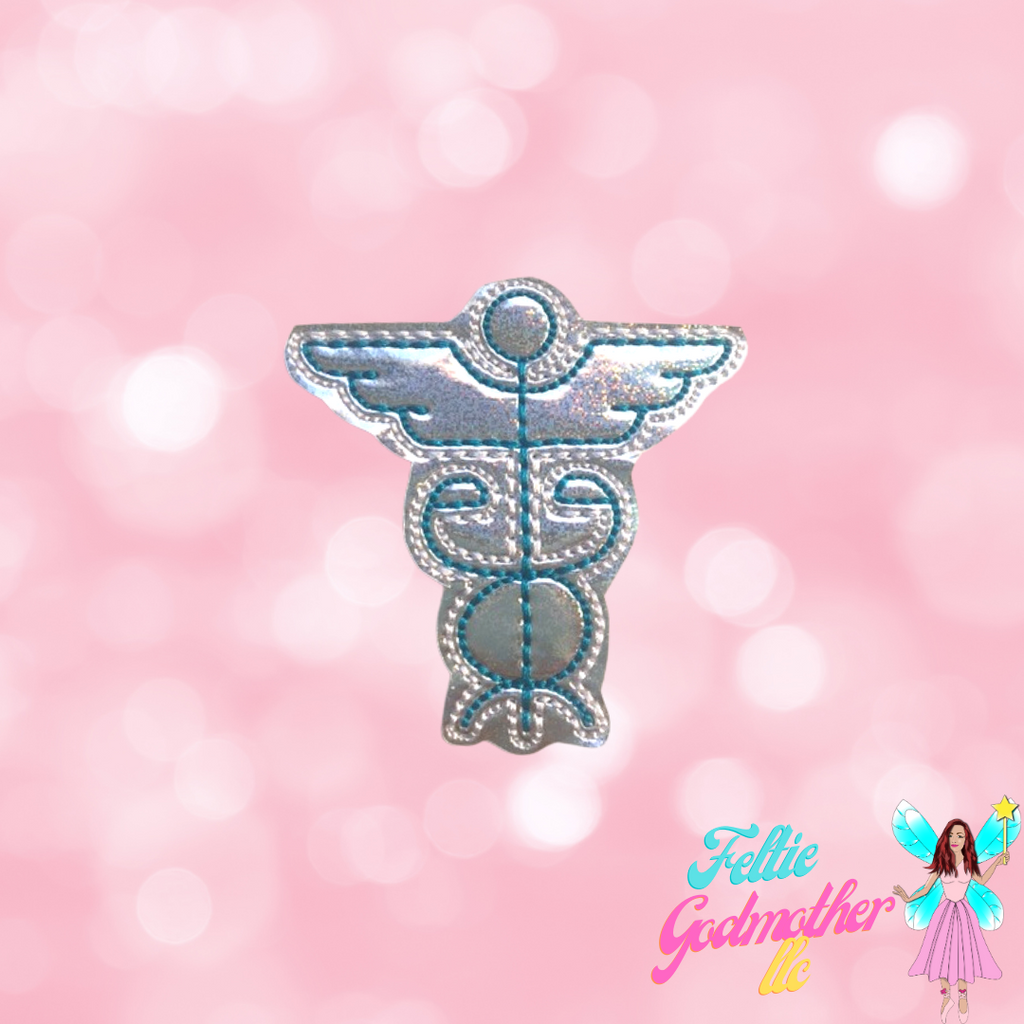 Caduceus Feltie Design