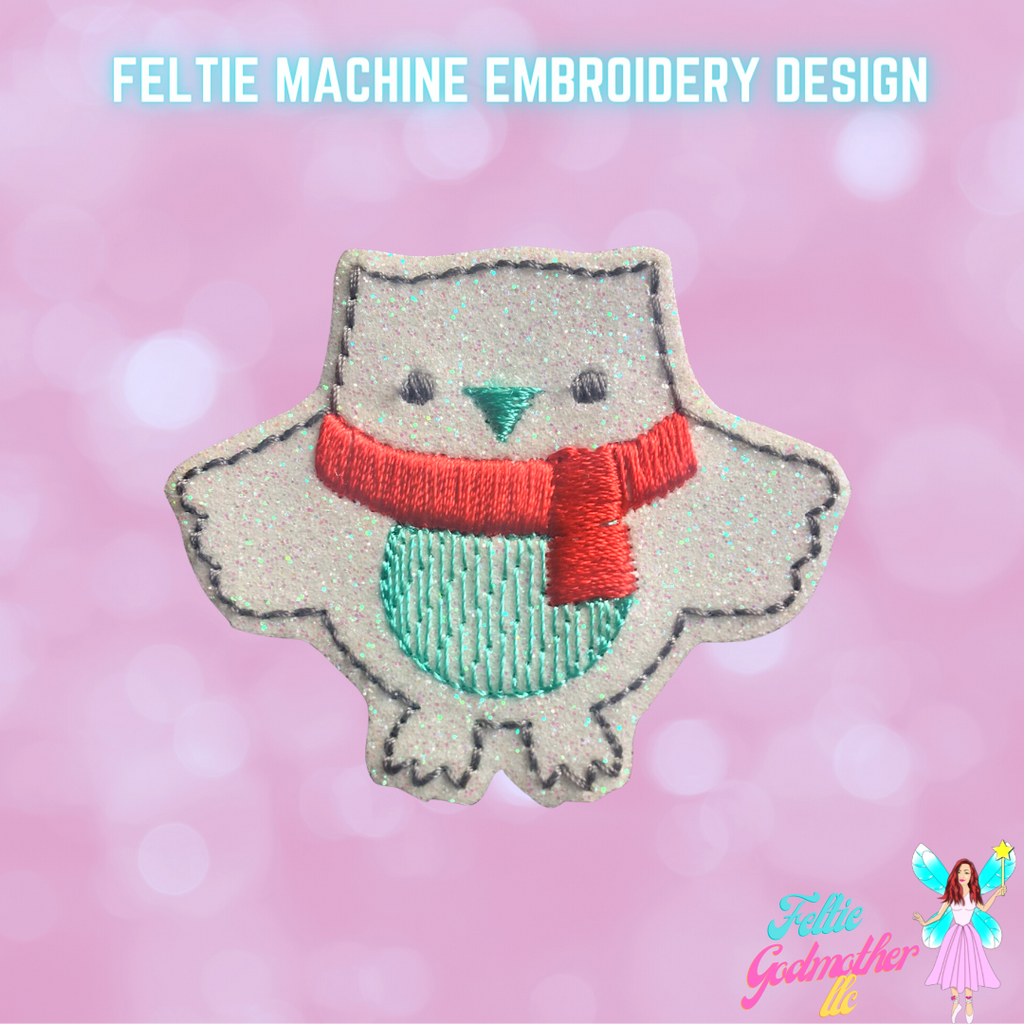 Winter Owl Feltie Design