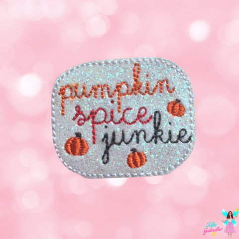 Pumpkin Spice Junkie Feltie Design