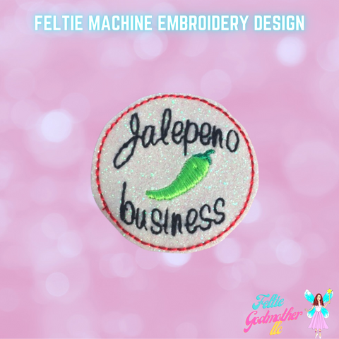 Jalepeno Business Feltie Design