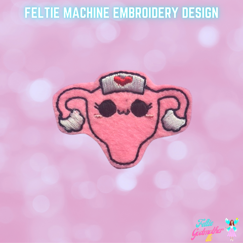Ovaries Nurse Feltie Design