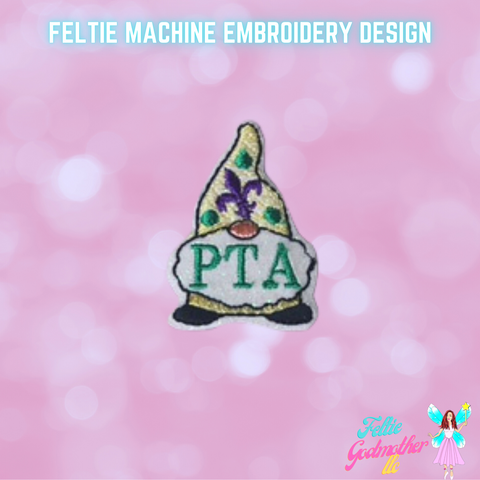 PTA Physical Therapist Assistant Gnome Feltie Design