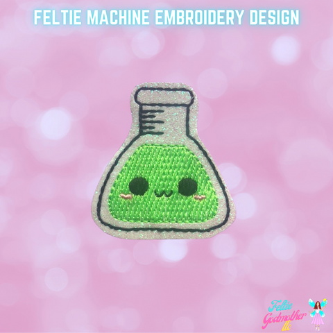 Lab Beaker Feltie Design