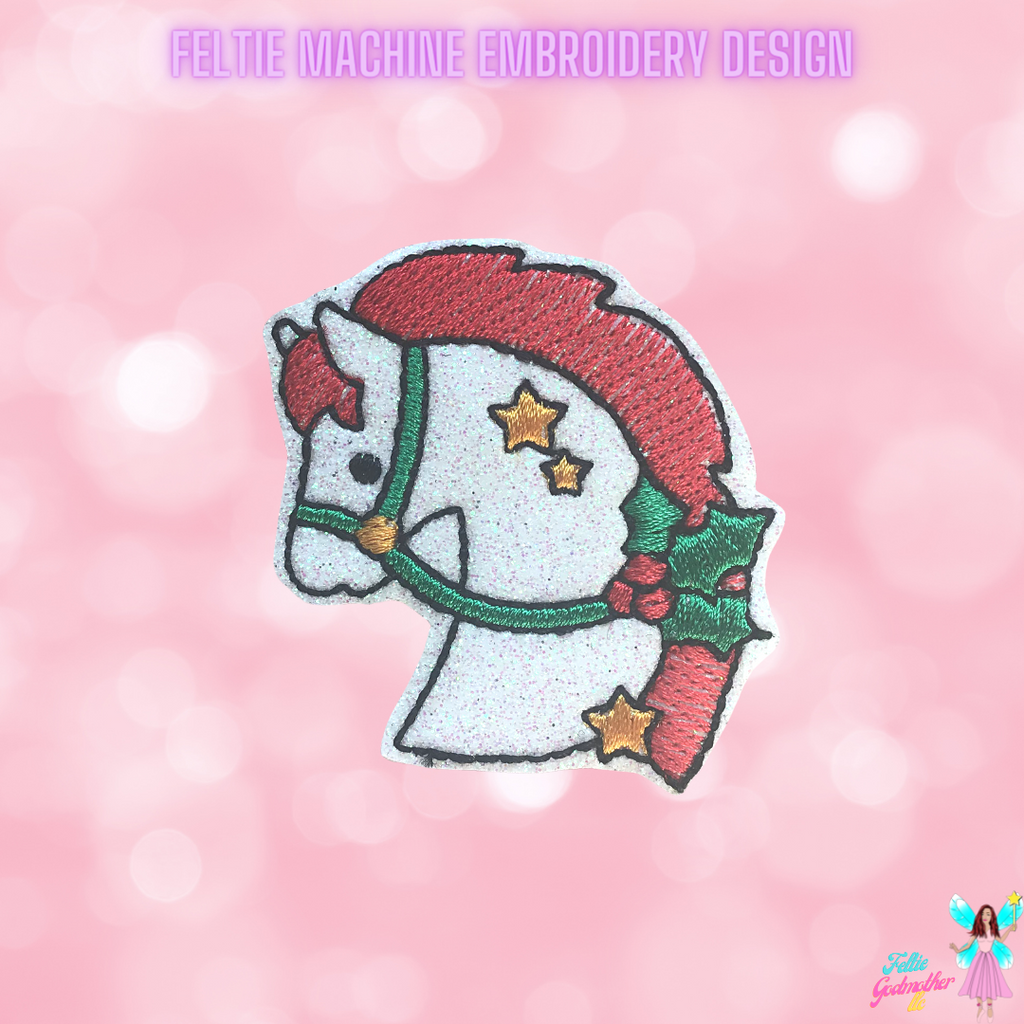Christmas Horse Feltie Design