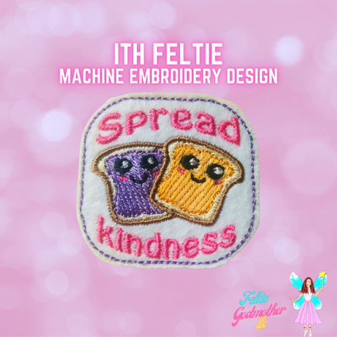 Spread Kindness PB&J Feltie Design