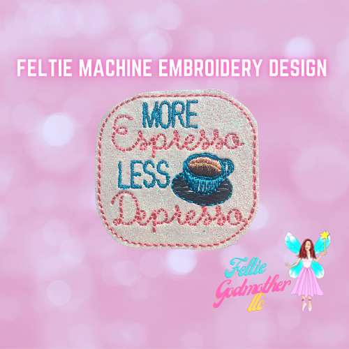 Coffee Lovers 4 Feltie Design Bundle