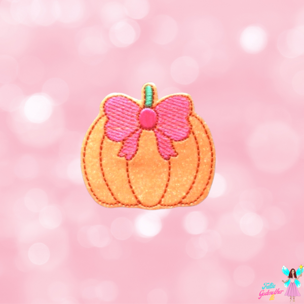 Pumpkin Bow Feltie Design