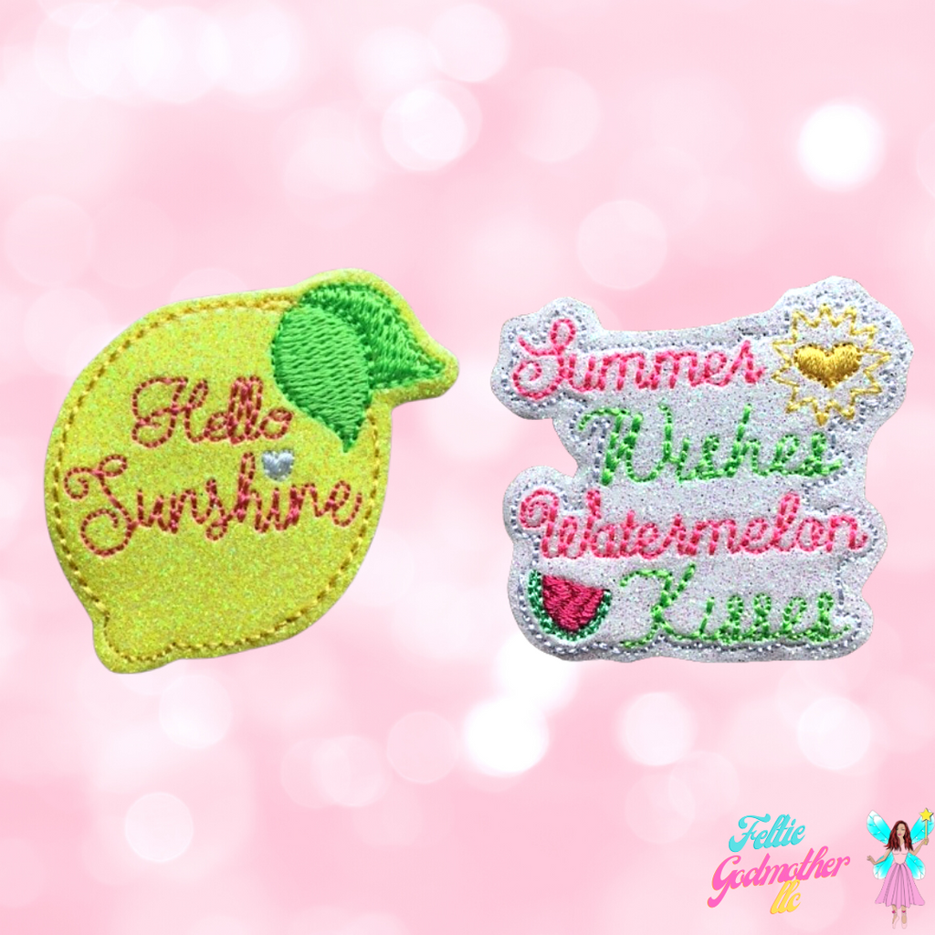 Summer Feltie 2 Design Pack