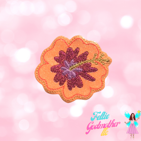 Hibiscus Flower Feltie Design