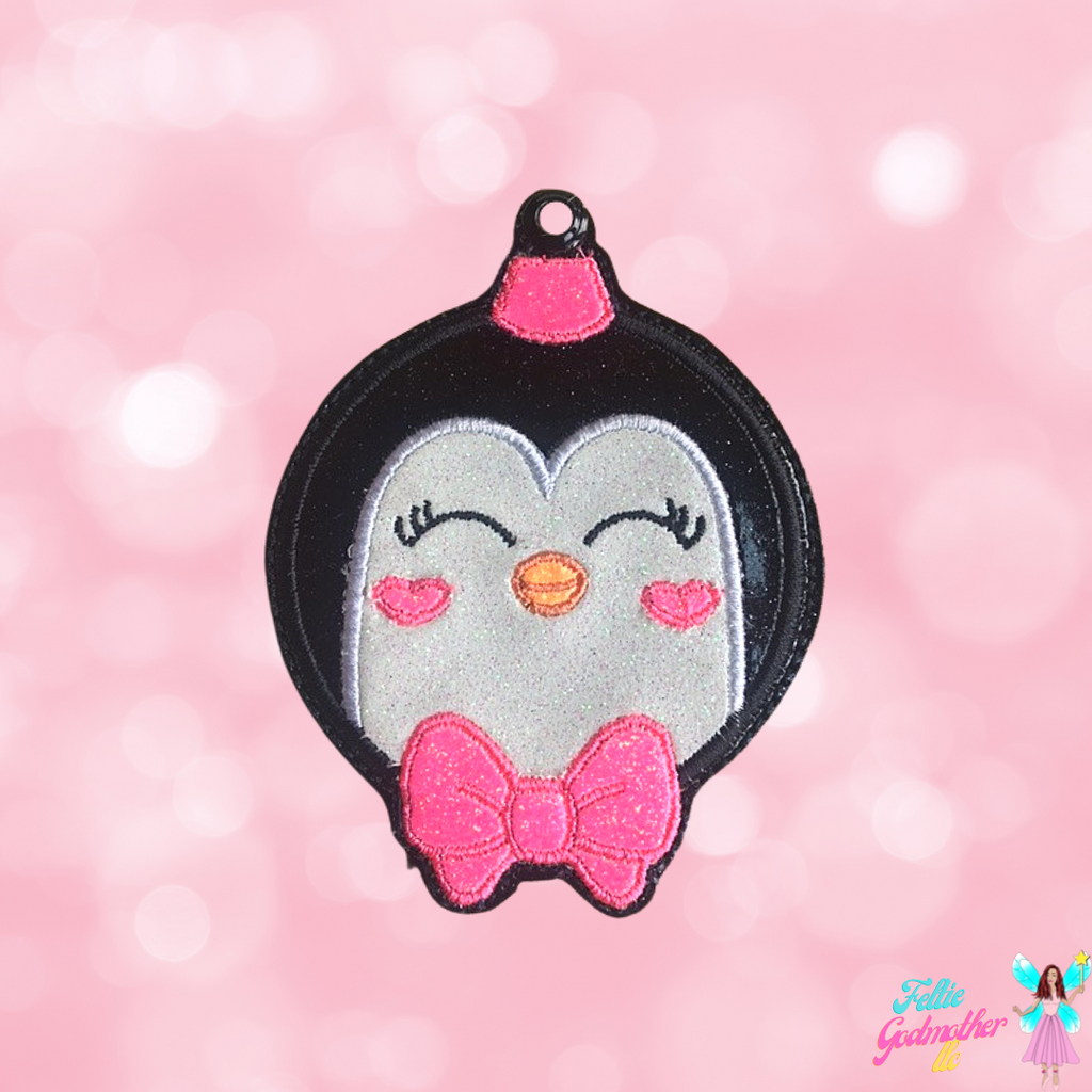 Penguin ITH Ornament Charm 4x4