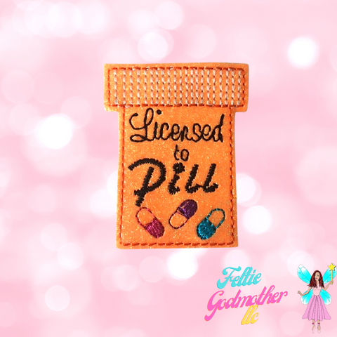 Licensed to Pill Feltie Design