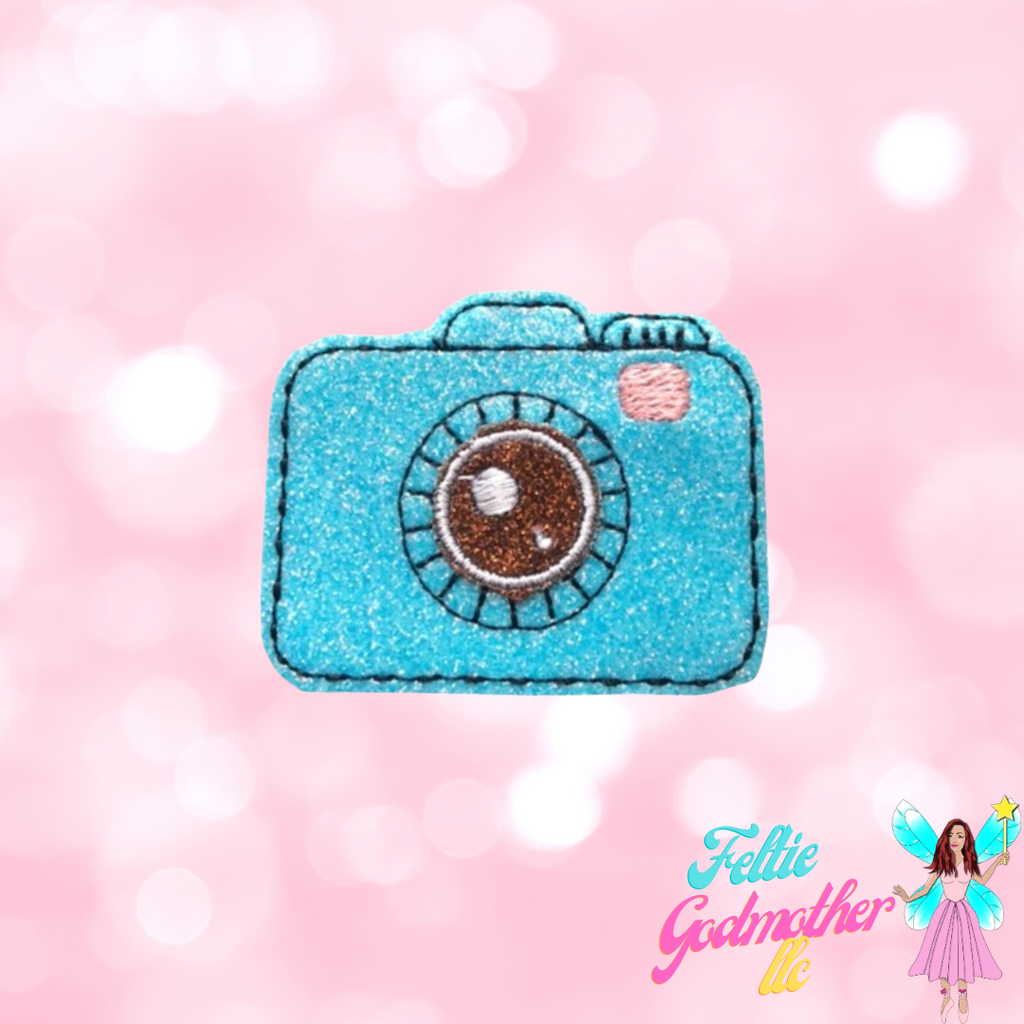 Camera Feltie Machine Embroidery Design - Feltie Godmother llc