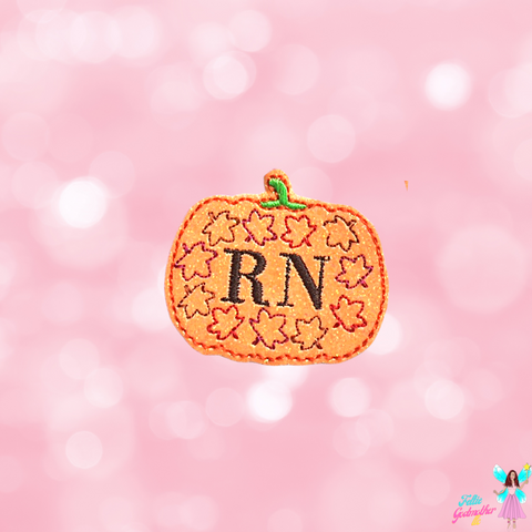 RN Pumpkin Feltie Design