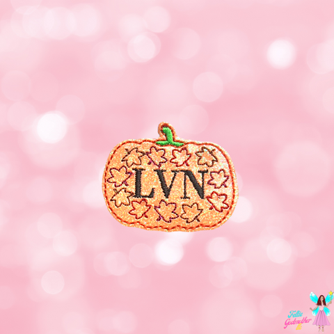 LVN Pumpkin Feltie Design