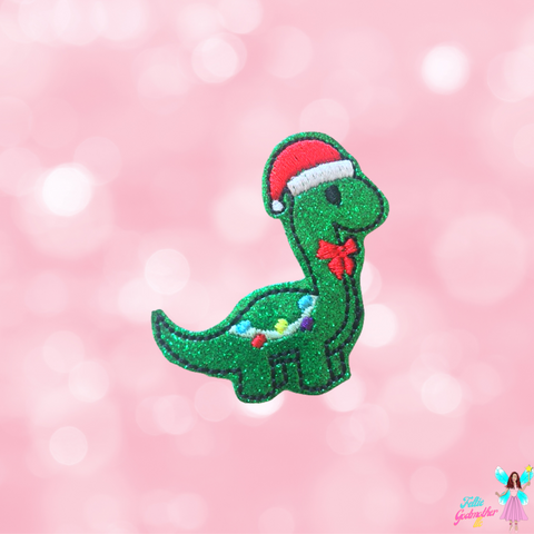 Christmas Dino 2 Feltie Design