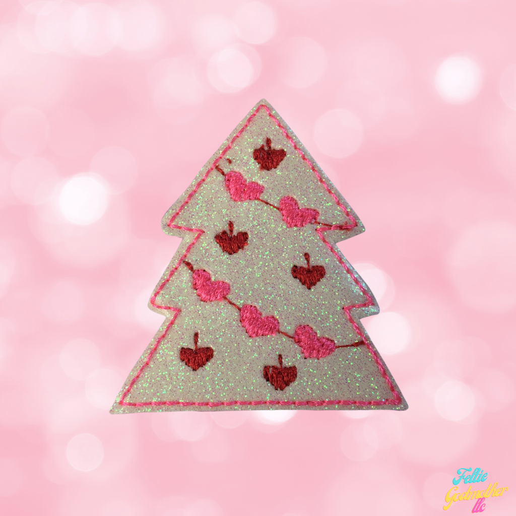 Valentines Day Tree Feltie Design - Feltie Godmother llc