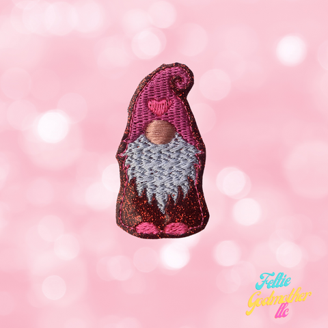 Valentines Gnome Feltie Design - Feltie Godmother llc