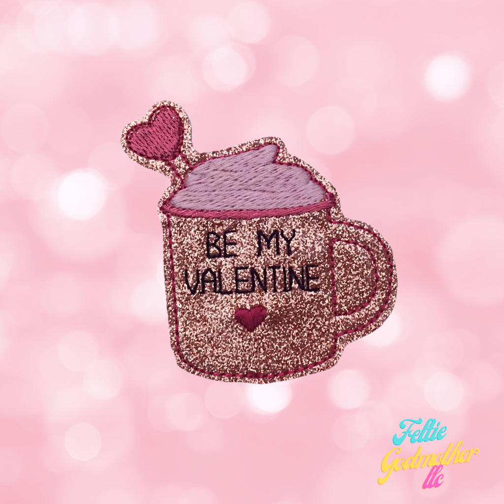 Valentine Mug Feltie Design - Feltie Godmother llc