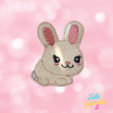 Cute Bunny Feltie Design - Feltie Godmother llc