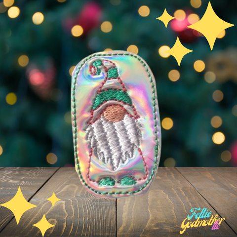 Christmas Gnome Feltie Machine Embroidery Design - Feltie Godmother llc