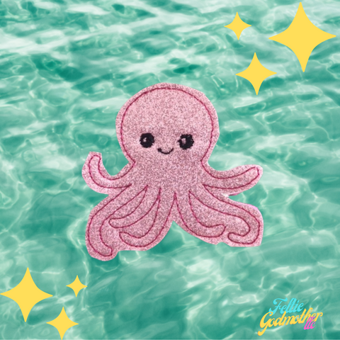 Octopus Feltie Machine Embroidery Design - Feltie Godmother llc
